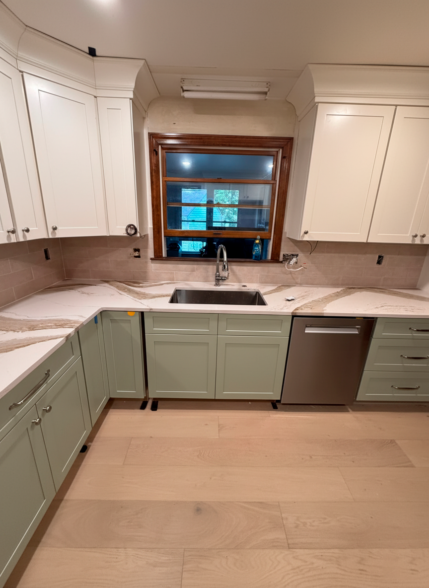High-quality kitchen tile backsplash installation in Richmond VA by licensed professionals